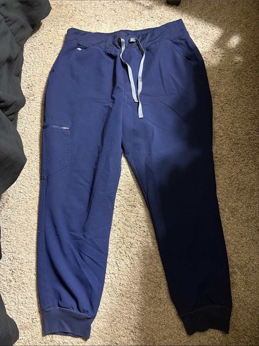 Figs Navy Blue Zamora Scrub Joggers Size XL/P